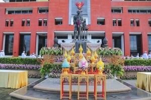 พิธีถวายบังคมเนื่องในวันสื่อสารแห่งชาติ 4 สิงหาคม 2565 